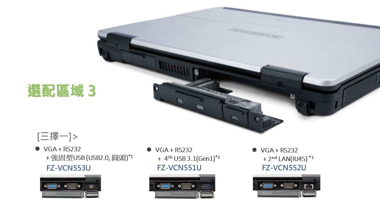 Panasonic 強固型筆電與平板 - 配件選購 3