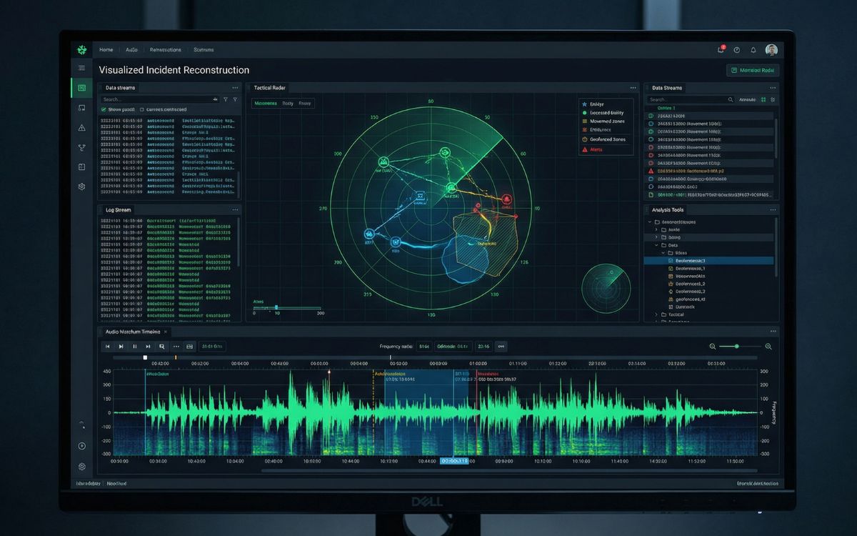 波形圖與雷達地圖整合介面（Storavox 錄音與雷達整合）